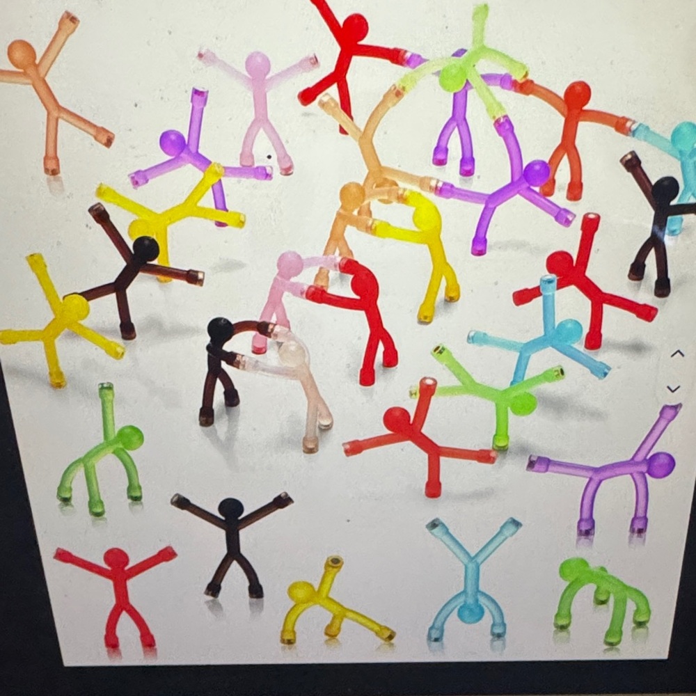 Magnetic Stick Man. 6-pack. Travel Toy. Stocking Stuffer. Sensory Fidget.STEM.